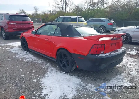 2001 Ford Mustang из США, поврежденный, VIN 1FAFP44451F142732